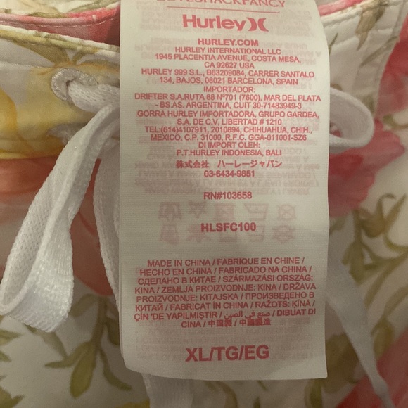 LoveShackFancy Hurley Collab Hibiscus Print Boardie Skirt - Picture 11 of 12